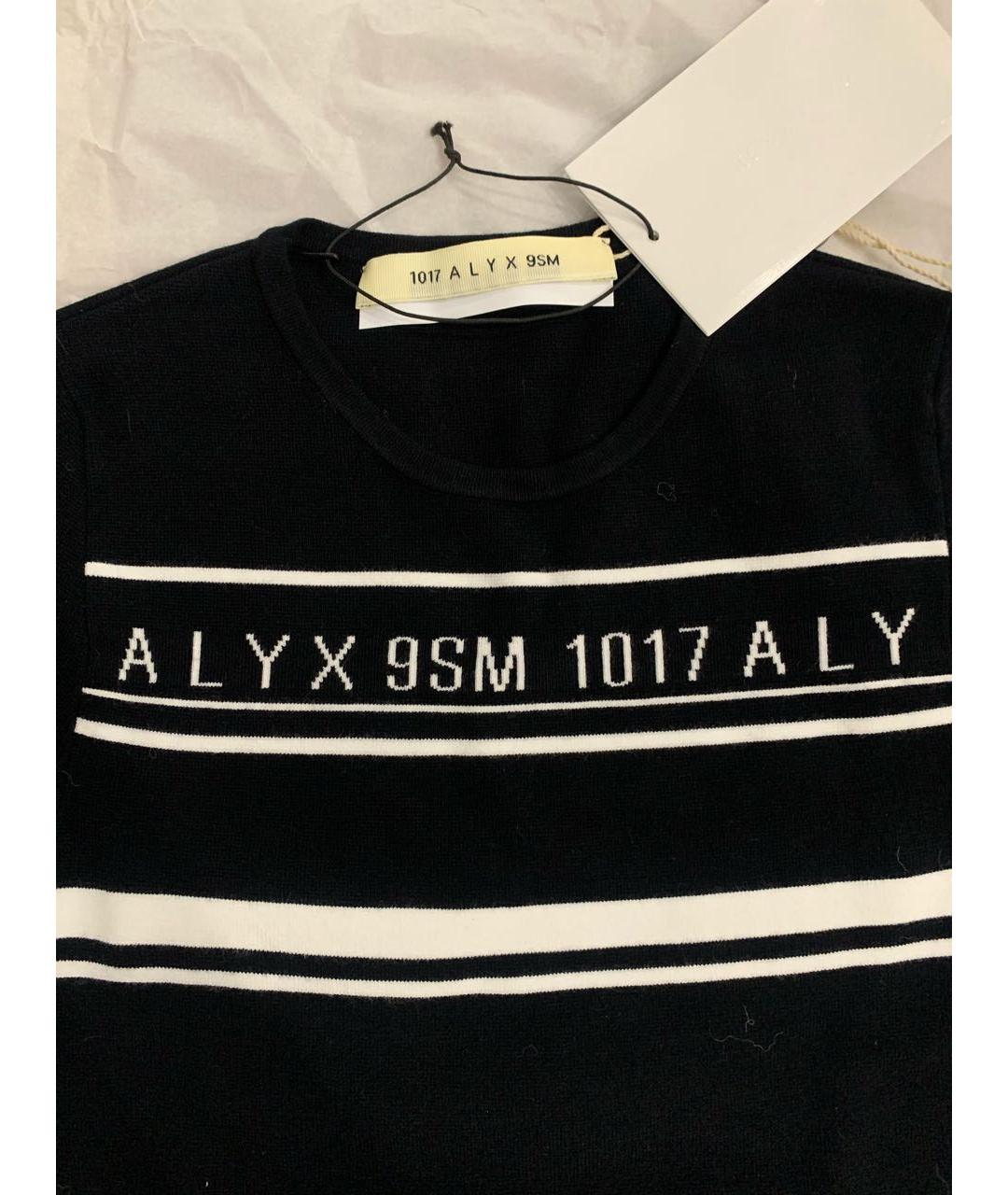 1017 ALYX 9SM Черная вискозная футболка, фото 5
