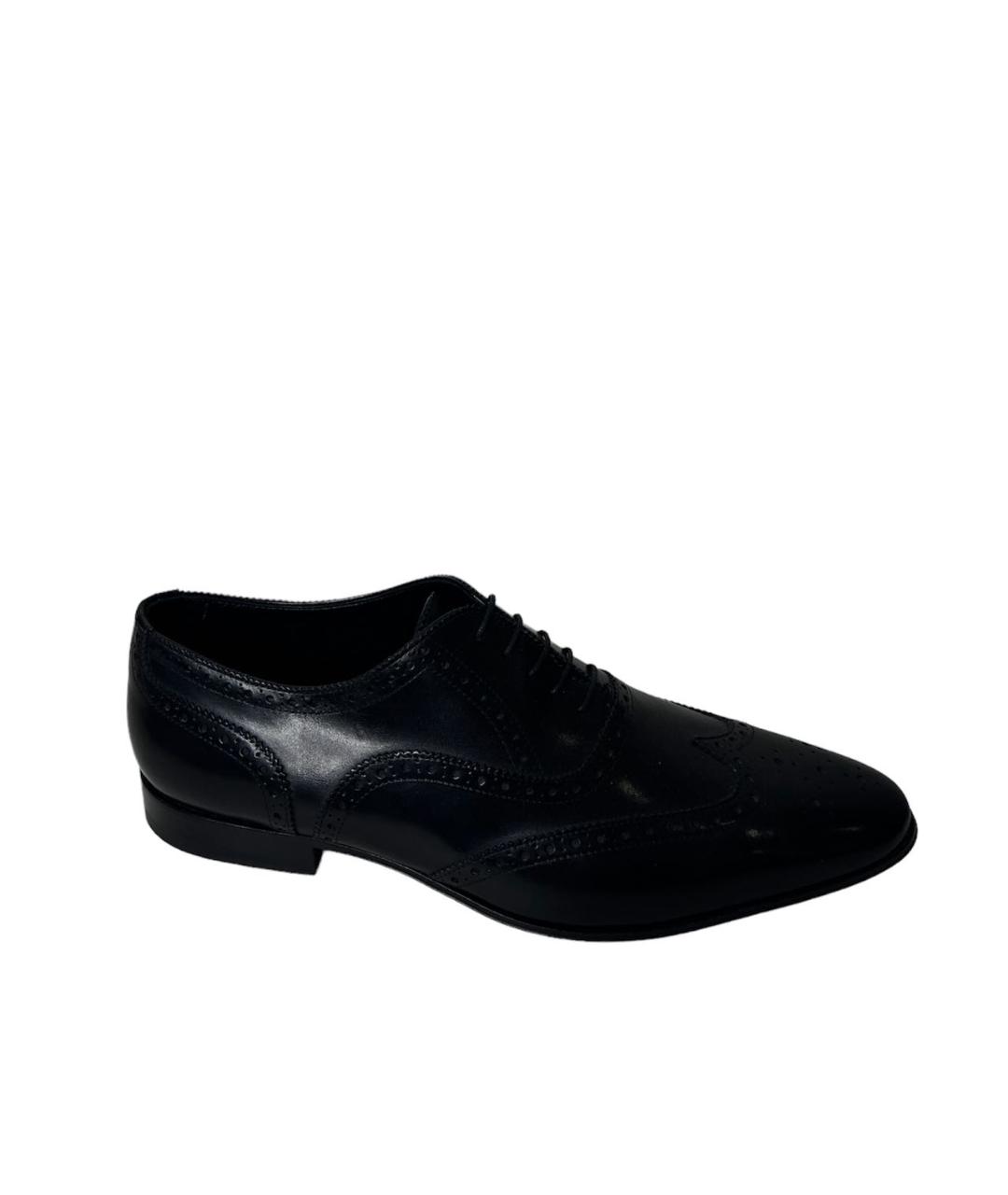 SAINT LAURENT Черные кожаные туфли, фото 1
