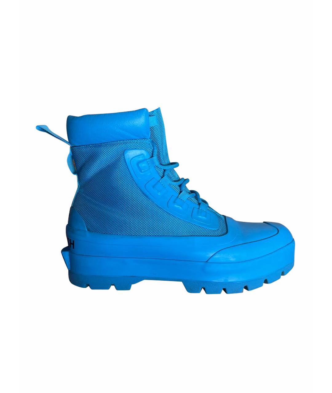 AMBUSH Синие резиновые ботинки, фото 1