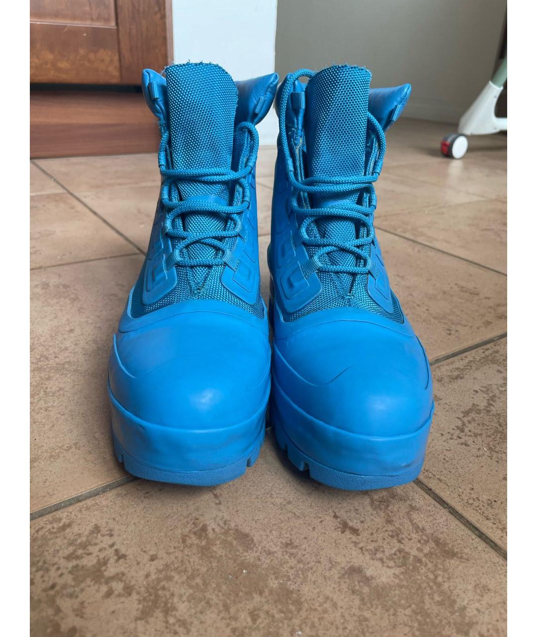 AMBUSH Синие резиновые ботинки, фото 2