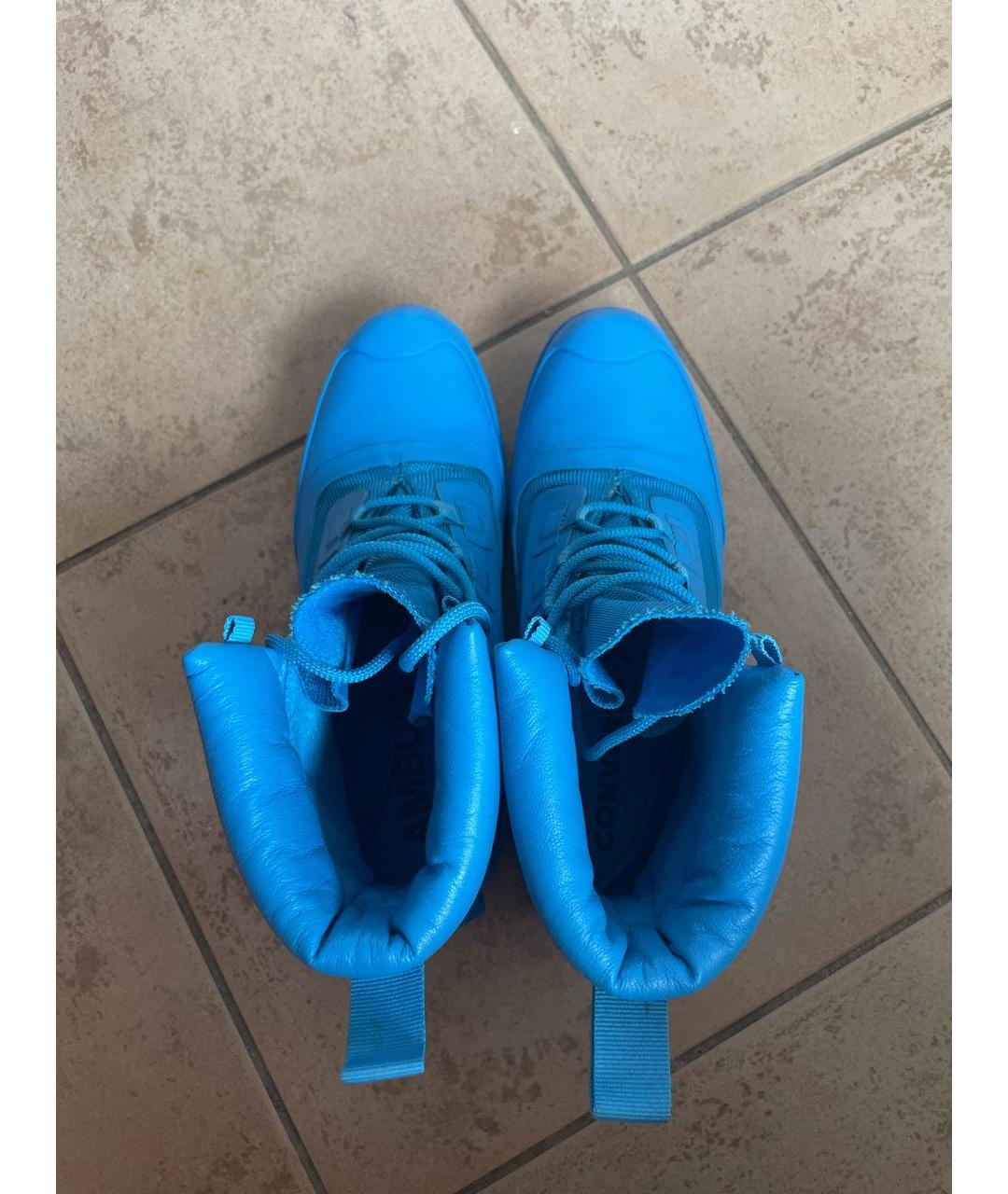 AMBUSH Синие резиновые ботинки, фото 3