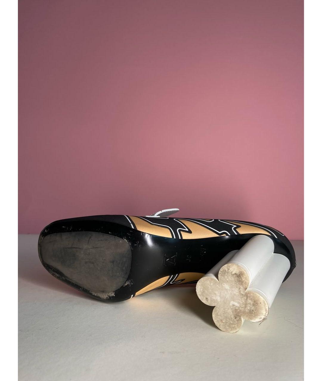 LOUIS VUITTON Мульти текстильные туфли, фото 5