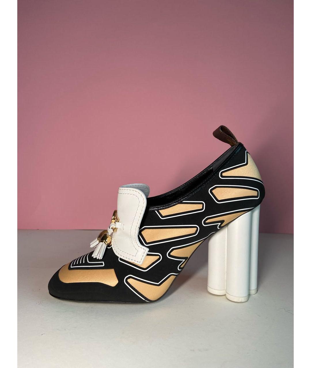 LOUIS VUITTON Мульти текстильные туфли, фото 6