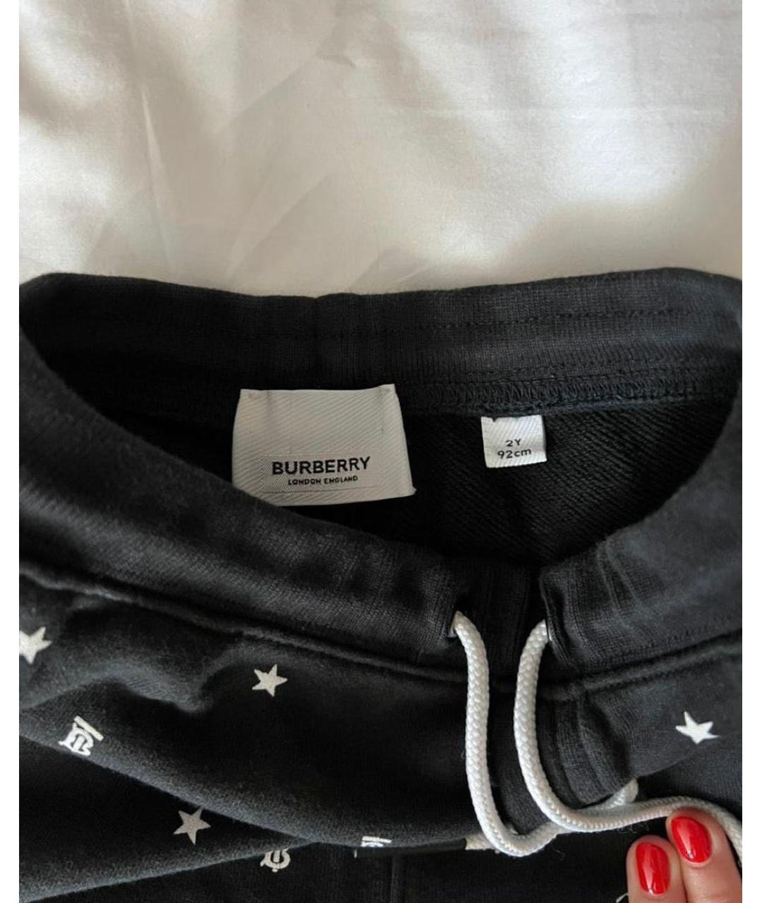 BURBERRY Черный хлопковый комплект, фото 4