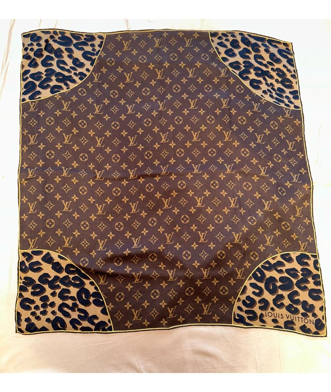 LOUIS VUITTON Шелковый платок, фото 4