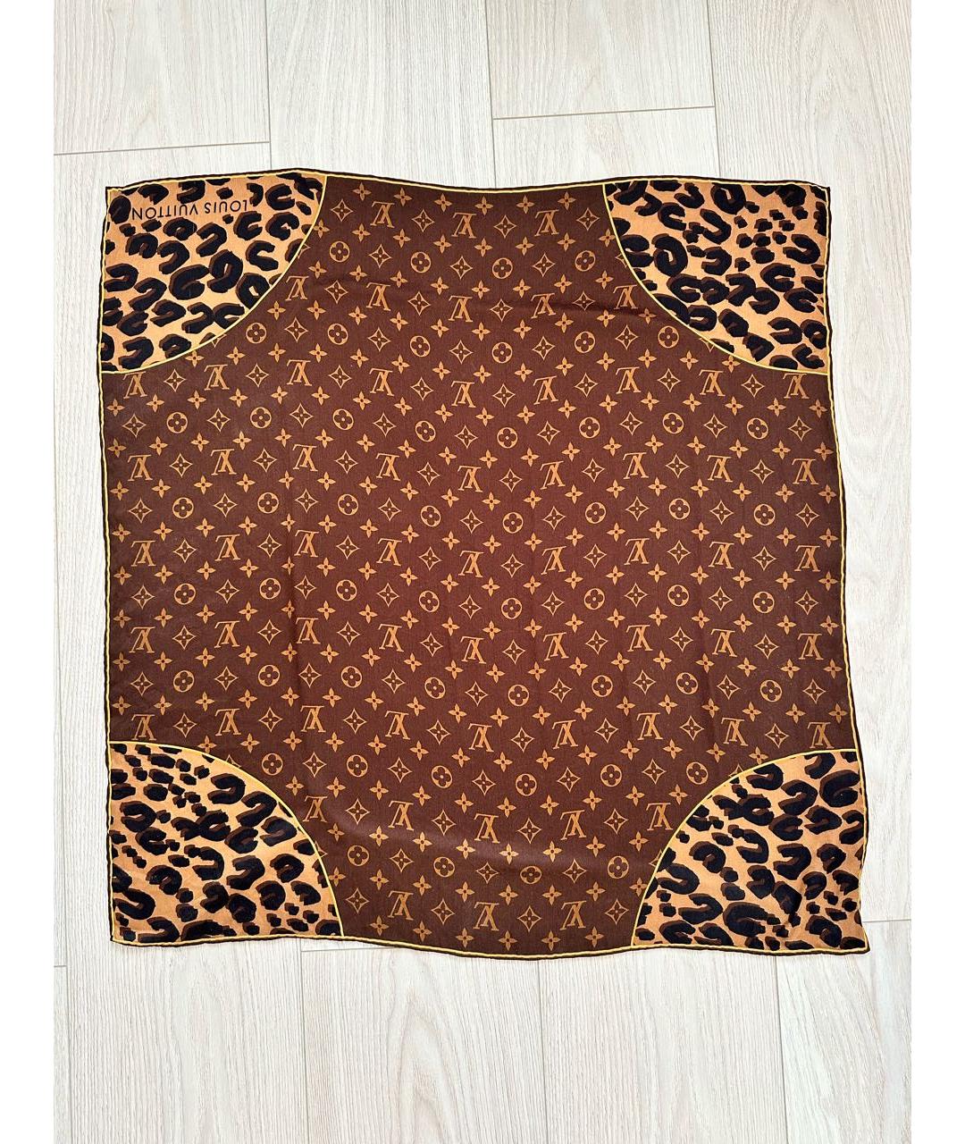 LOUIS VUITTON Шелковый платок, фото 3