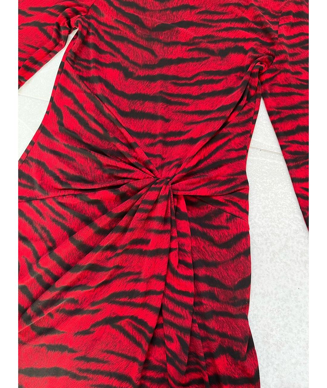 MICHAEL MICHAEL KORS Красное полиэстеровое коктейльное платье, фото 4