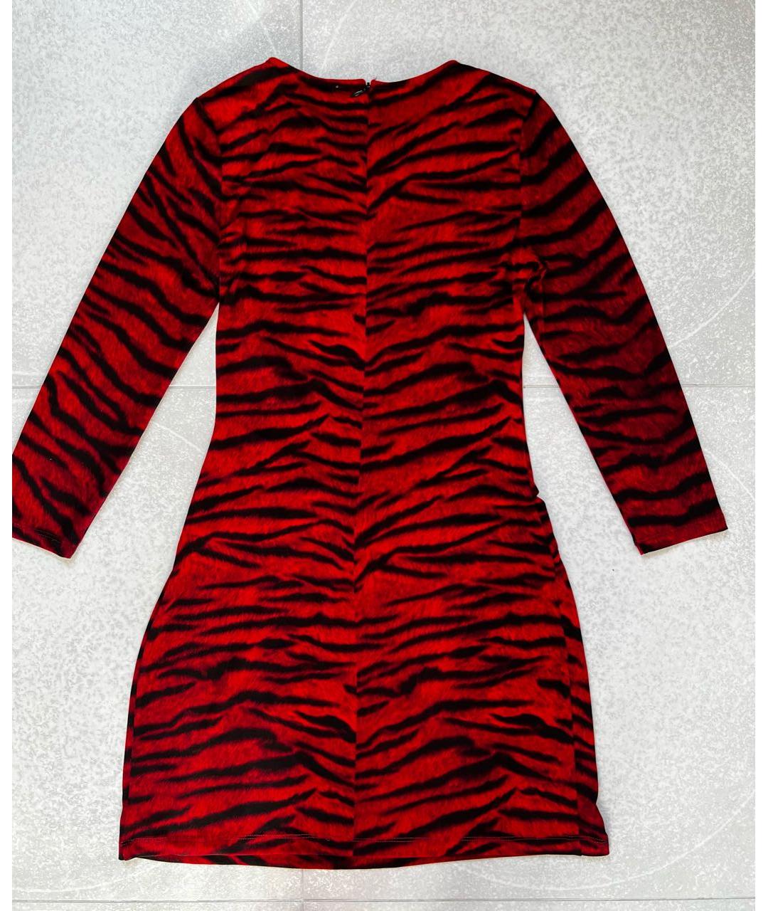 MICHAEL MICHAEL KORS Красное полиэстеровое коктейльное платье, фото 2