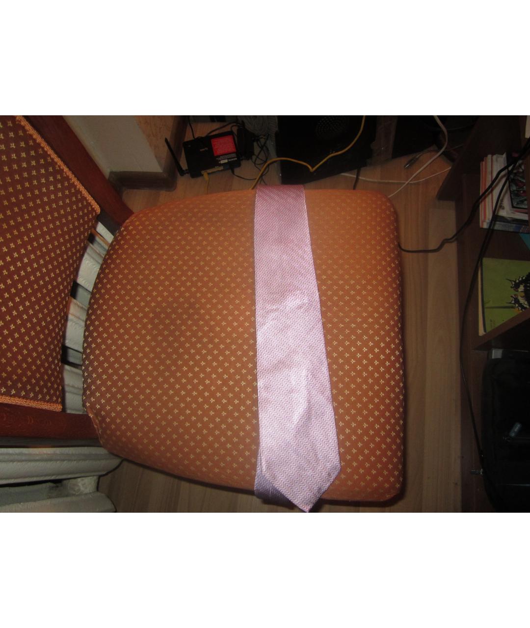VALENTINO Фиолетовый шелковый галстук, фото 7