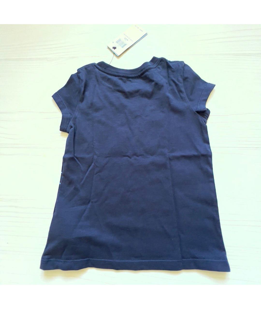 POLO RALPH LAUREN Синий хлопковый детская футболка / топ, фото 3