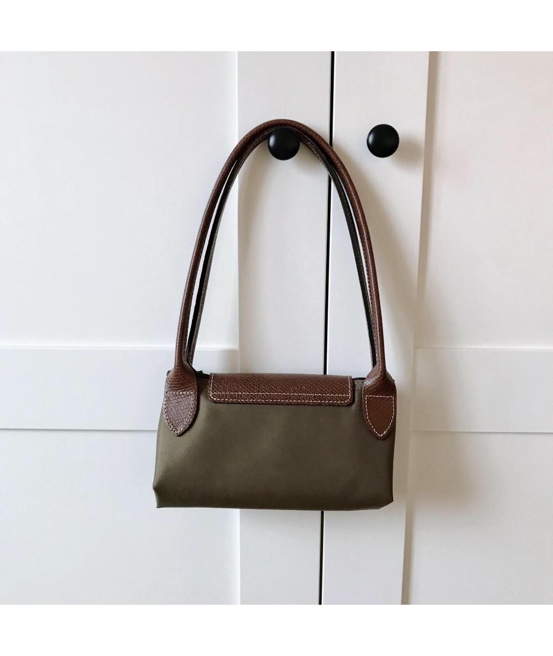 LONGCHAMP Хаки синтетическая дорожная/спортивная сумка, фото 3