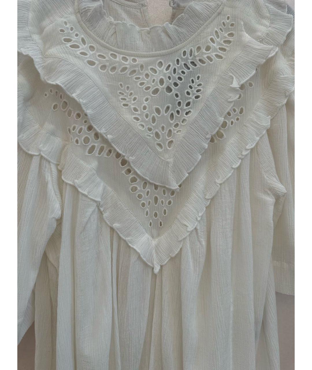 ISABEL MARANT ETOILE Белое вискозное платье, фото 4
