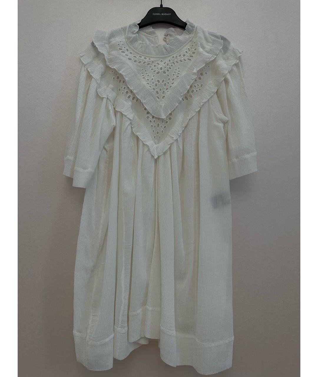 ISABEL MARANT ETOILE Белое вискозное платье, фото 5