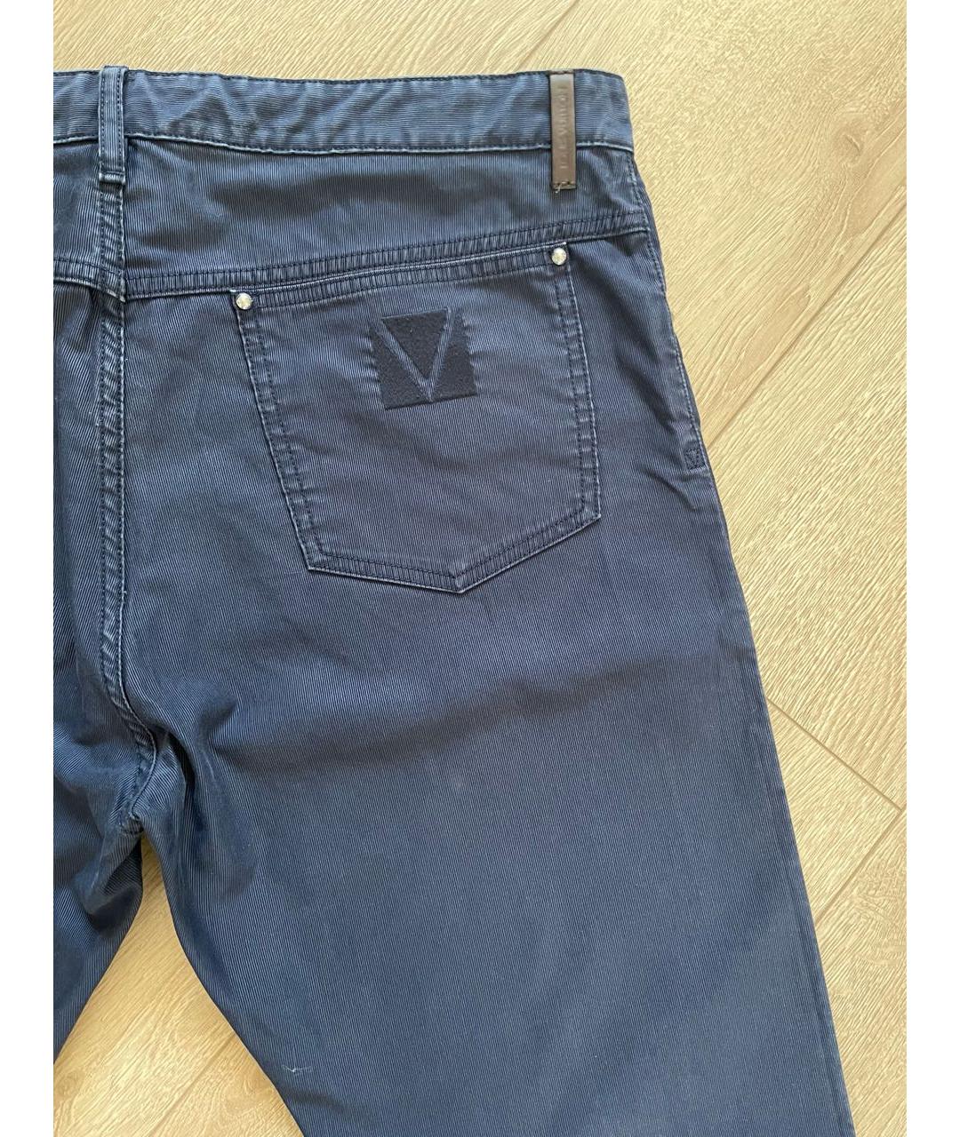 LOUIS VUITTON PRE-OWNED Синие прямые джинсы, фото 6