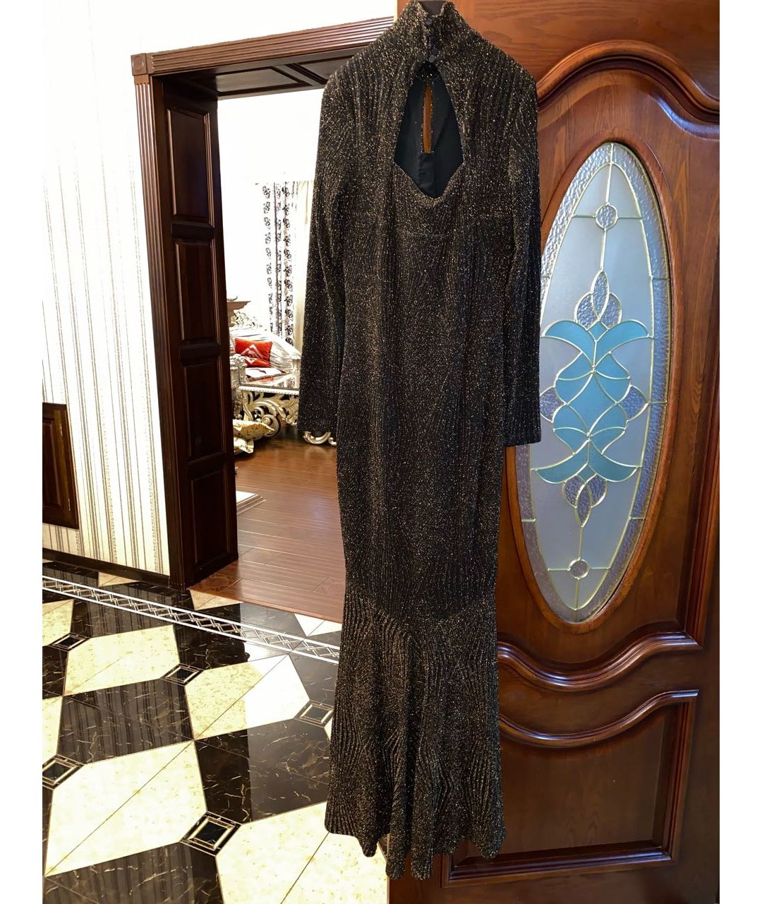 'S MAX MARA Черное вечернее платье, фото 2