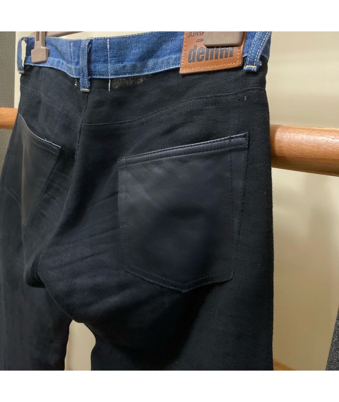 COMME DES GARÇONS Хлопко-леновые прямые джинсы, фото 6