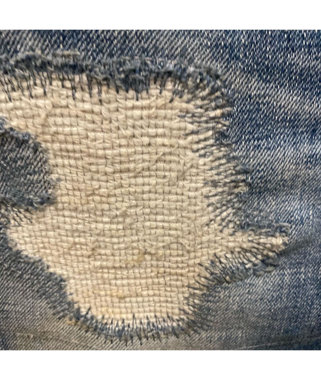 COMME DES GARÇONS Хлопко-леновые прямые джинсы, фото 5