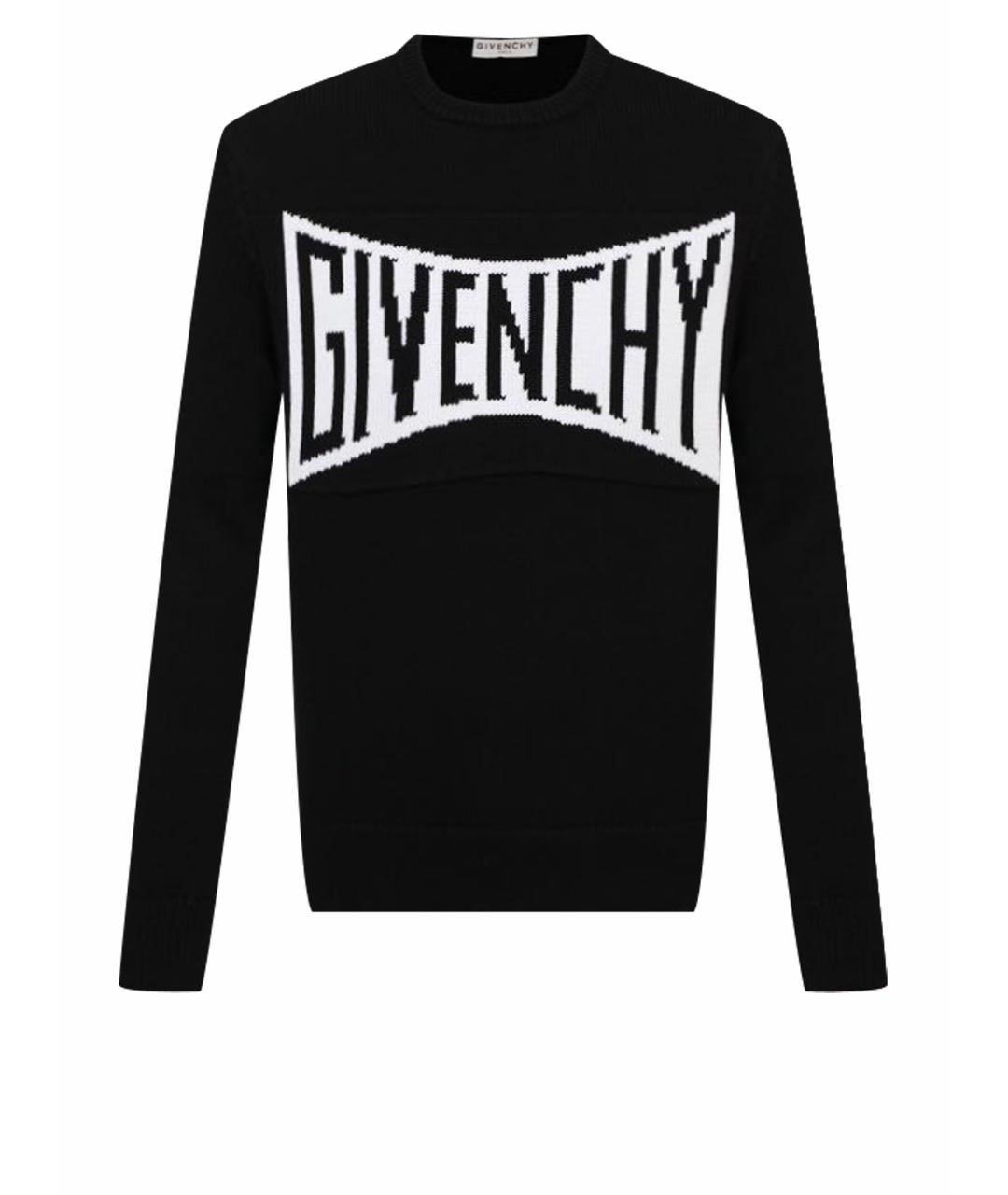 GIVENCHY Черный хлопковый джемпер / свитер, фото 1