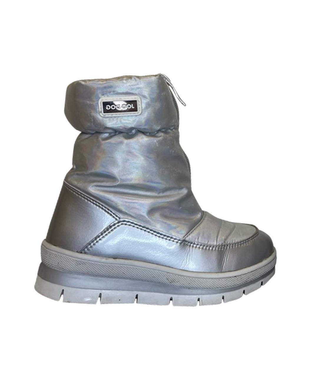 JOG DOG Серебряные резиновые ботинки, фото 1