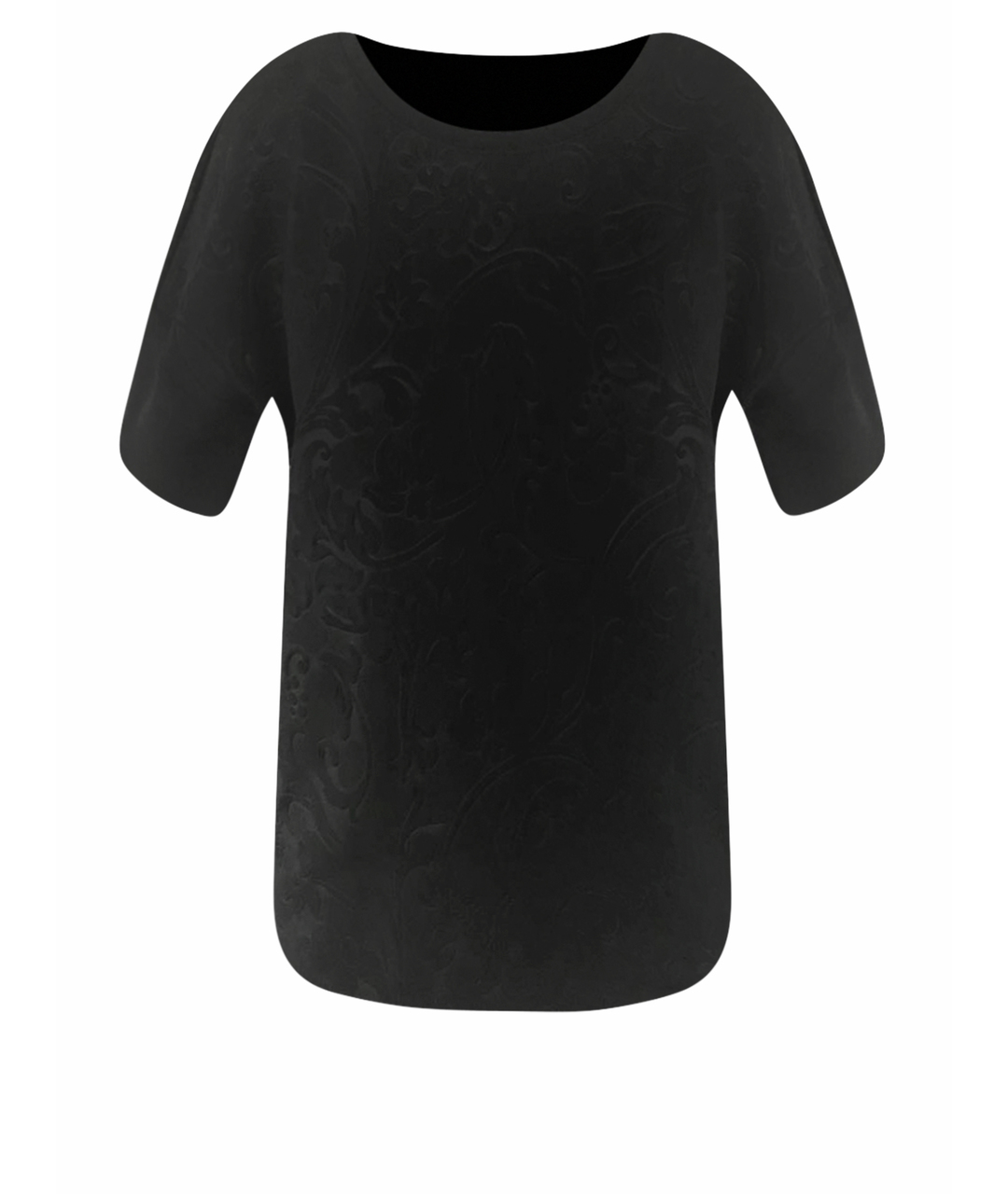 ESCADA Черная полиэстеровая футболка, фото 1