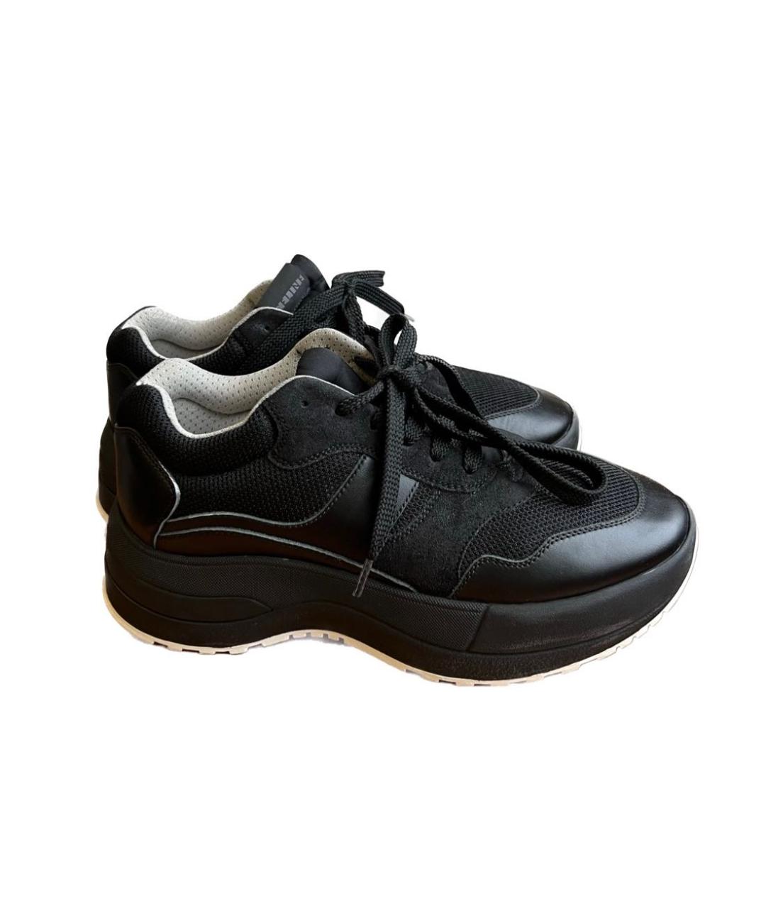 CELINE Черные кожаные кроссовки, фото 1