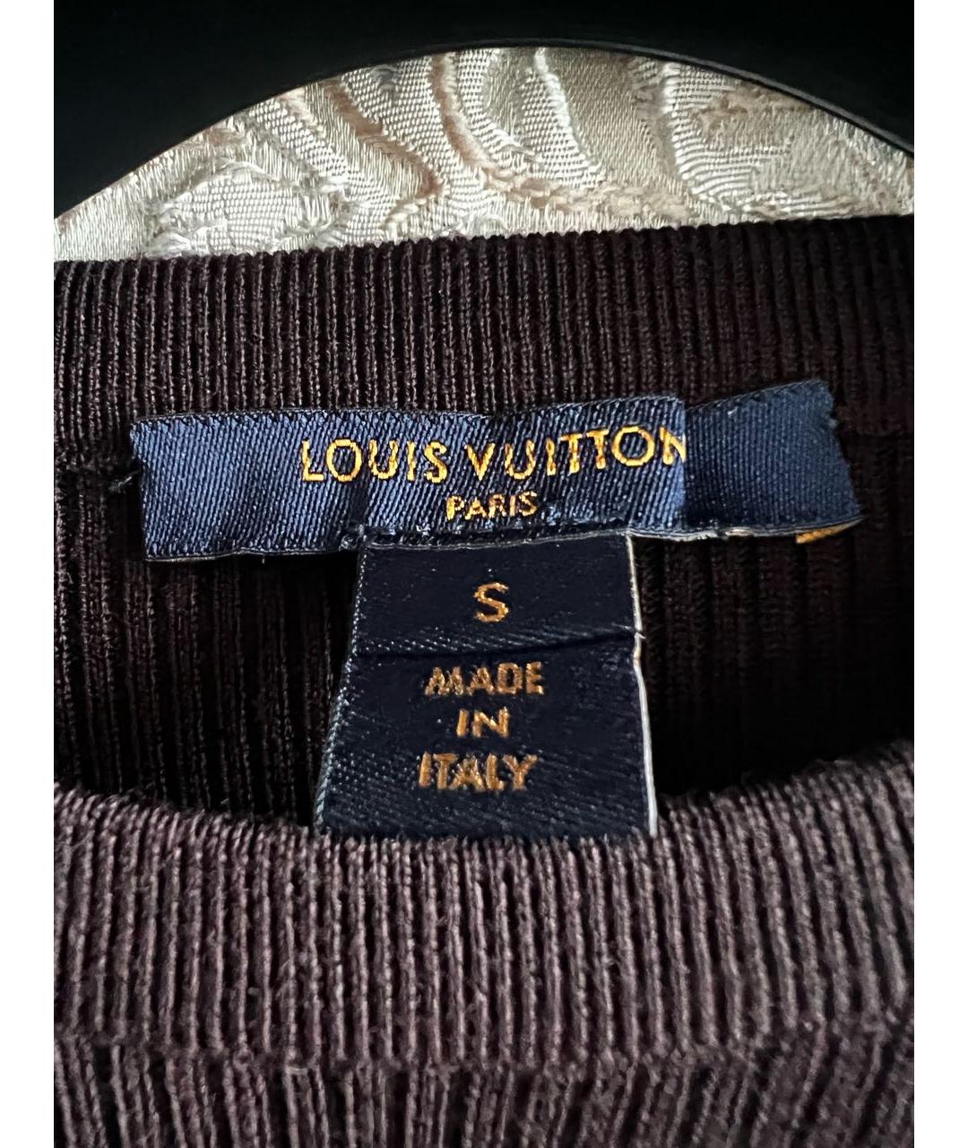 LOUIS VUITTON Синее шелковое платье, фото 3