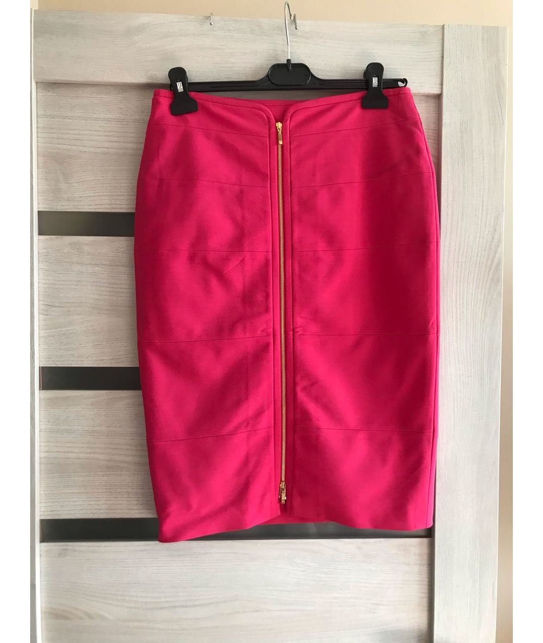 ESCADA Розовая вискозная юбка миди, фото 2