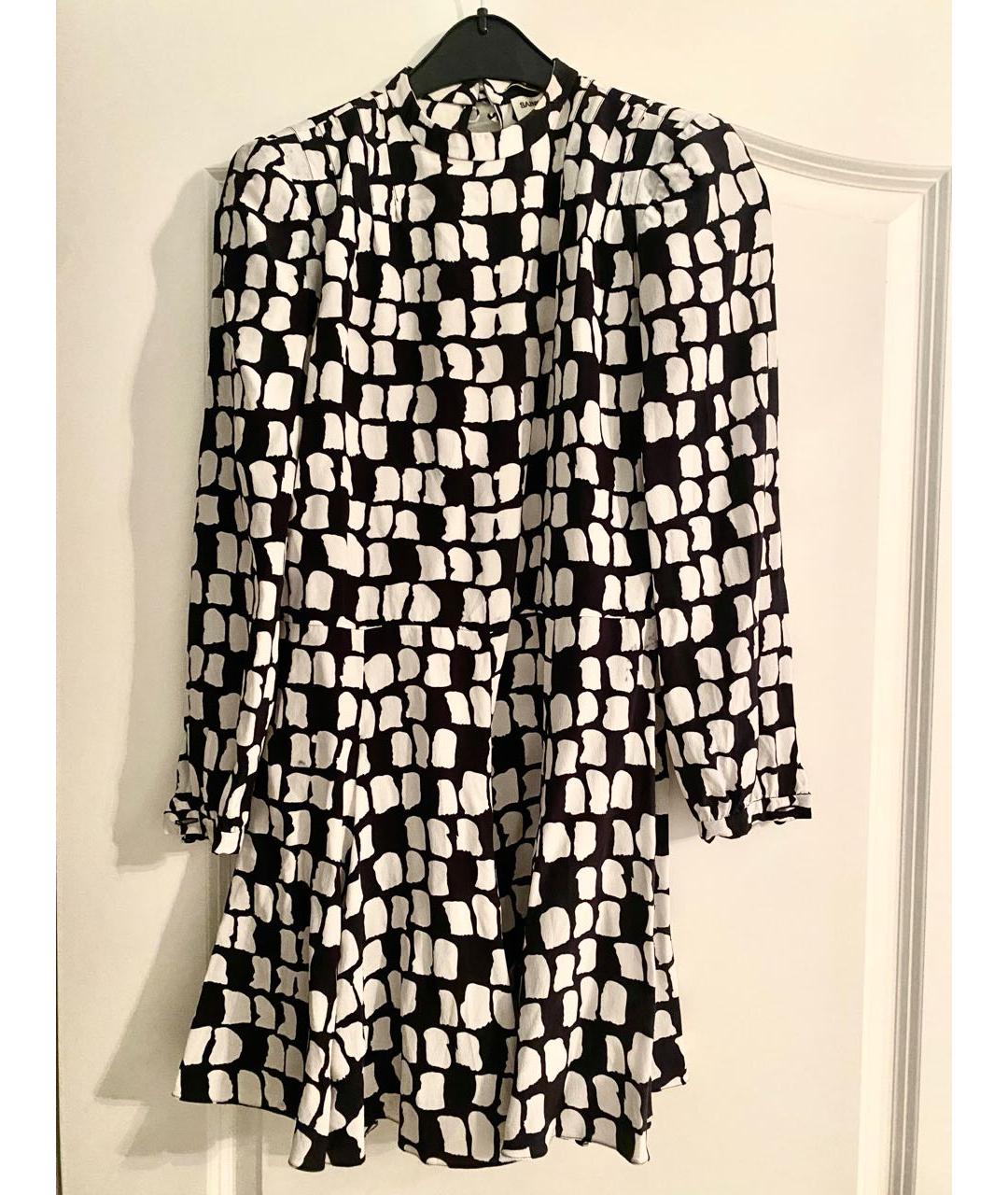 SAINT LAURENT Черное шелковое коктейльное платье, фото 9