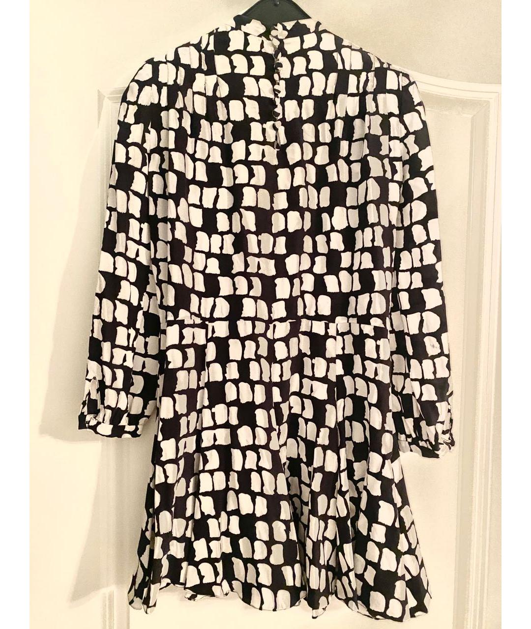 SAINT LAURENT Черное шелковое коктейльное платье, фото 2