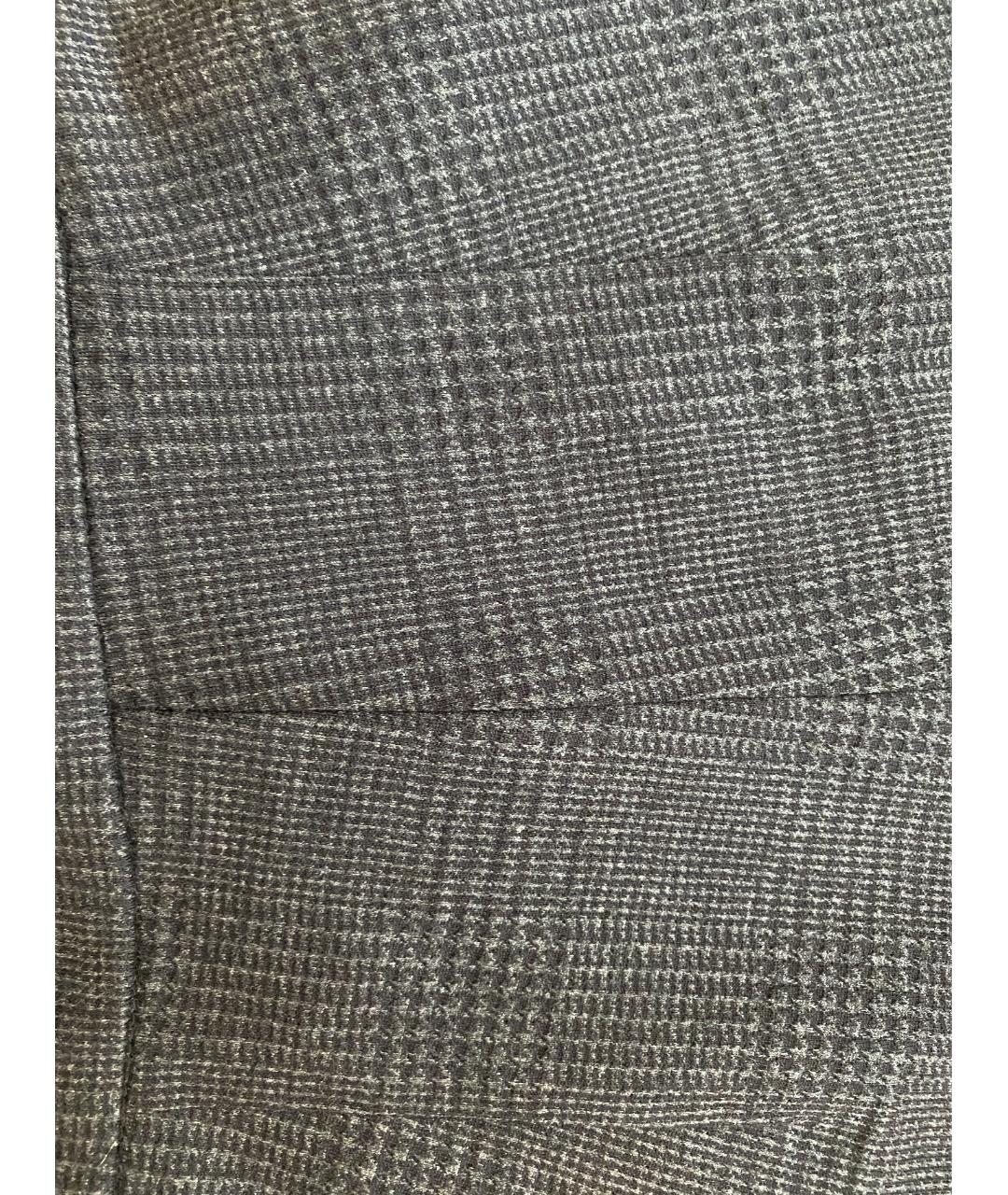 MAX MARA Темно-синие шерстяные брюки широкие, фото 5