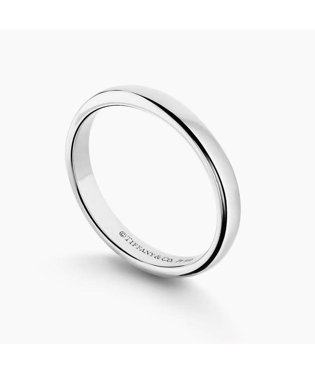 TIFFANY&CO Серебряное платиновое кольцо, фото 6