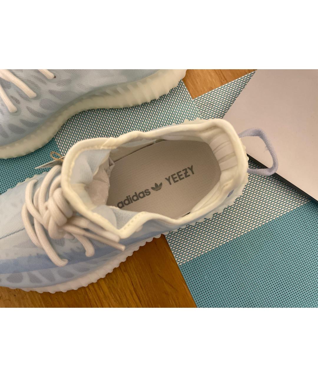 ADIDAS YEEZY Голубые кроссовки, фото 3