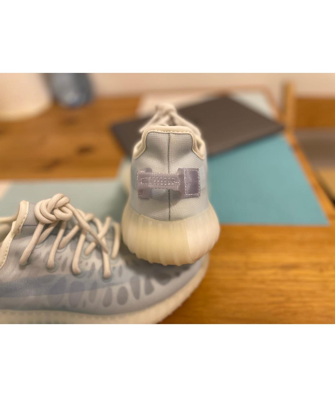 ADIDAS YEEZY Голубые кроссовки, фото 4
