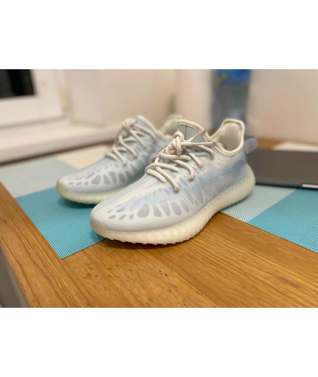 ADIDAS YEEZY Голубые кроссовки, фото 2