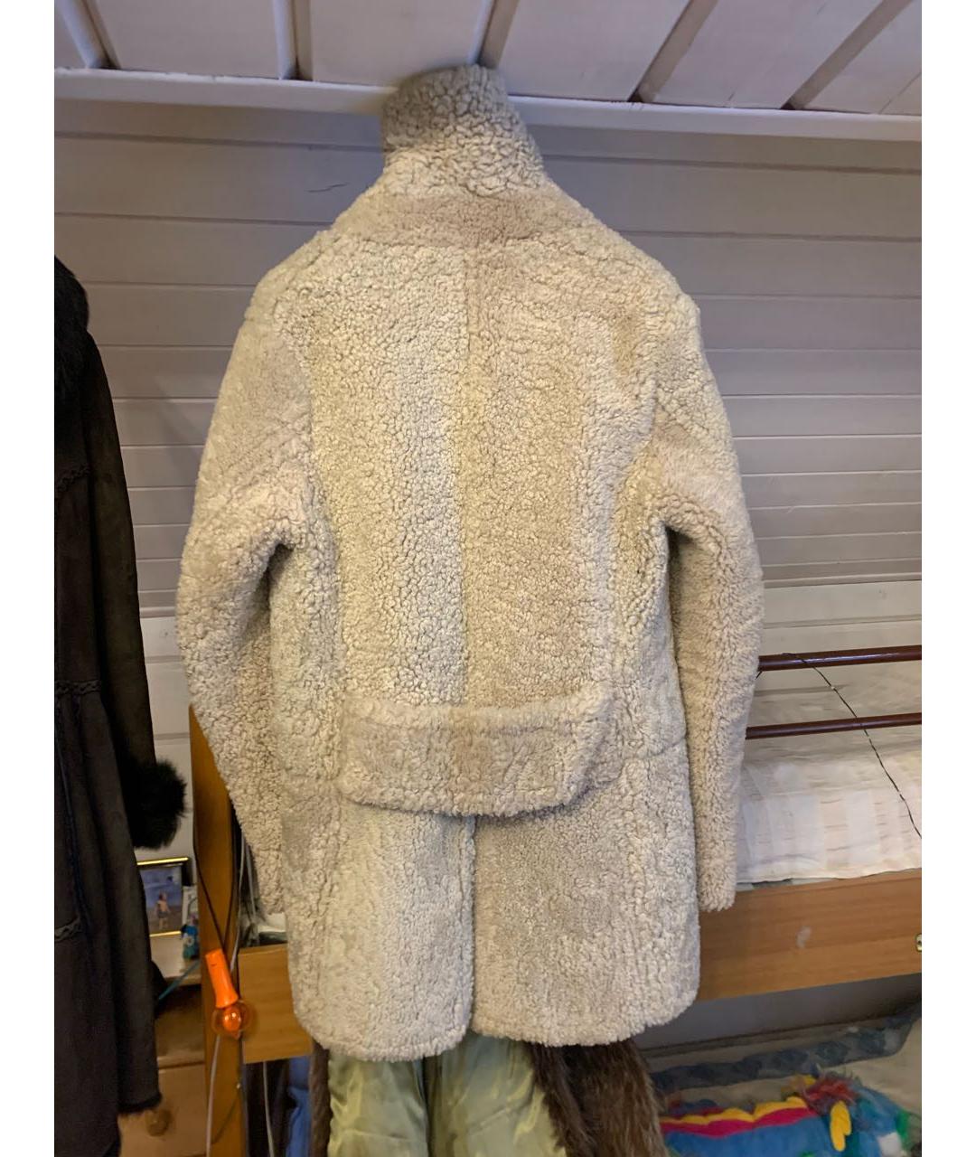 GUCCI Бежевая меховая дубленка/шуба, фото 2