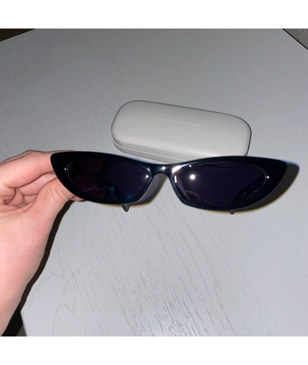 MARC JACOBS Черные пластиковые солнцезащитные очки, фото 9