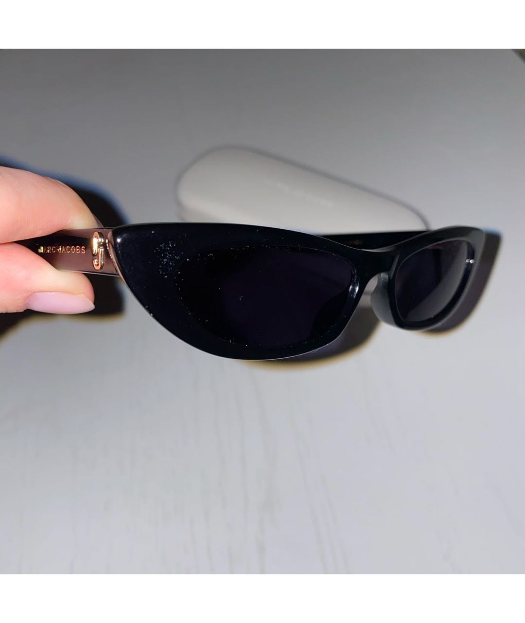 MARC JACOBS Черные пластиковые солнцезащитные очки, фото 5