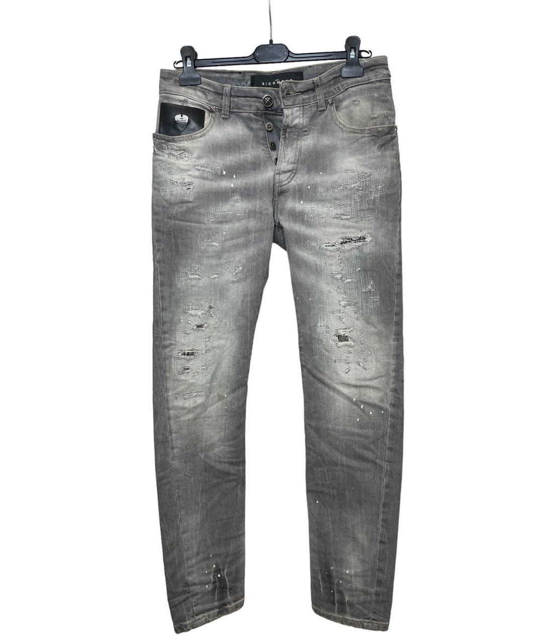 JOHN RICHMOND Антрацитовые джинсы слим, фото 6
