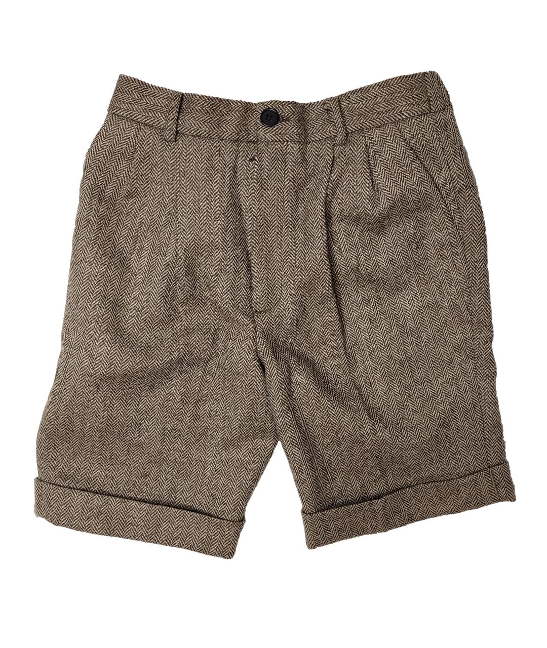 BONPOINT Коричневые шерстяные брюки и шорты, фото 4