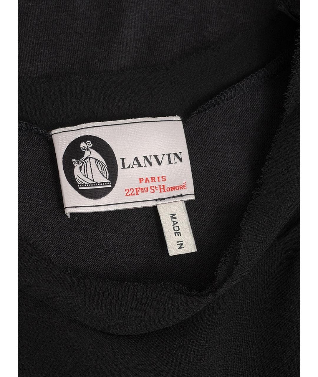 LANVIN Черное платье, фото 3