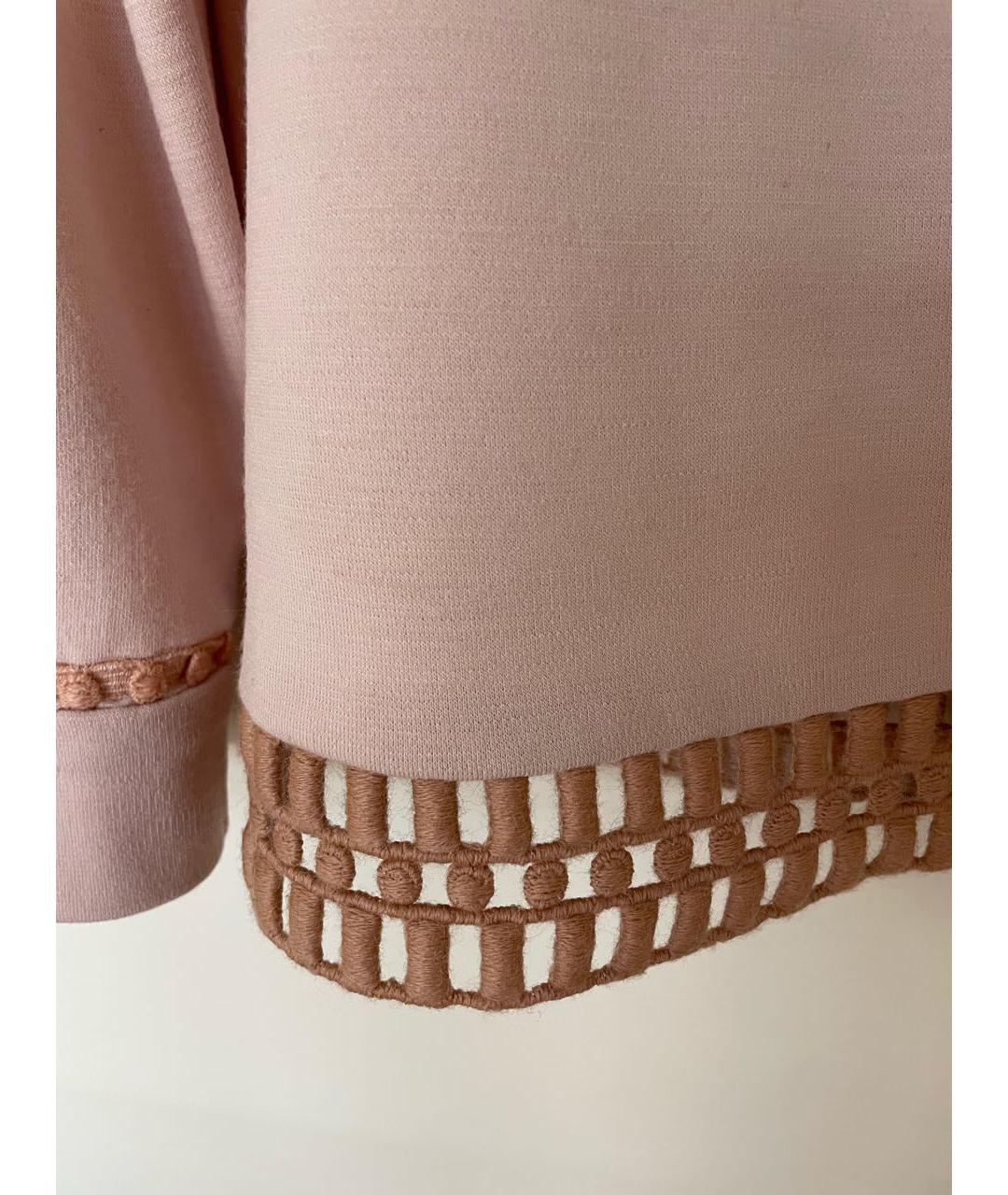 CHLOE Розовый шерстяной джемпер / свитер, фото 4