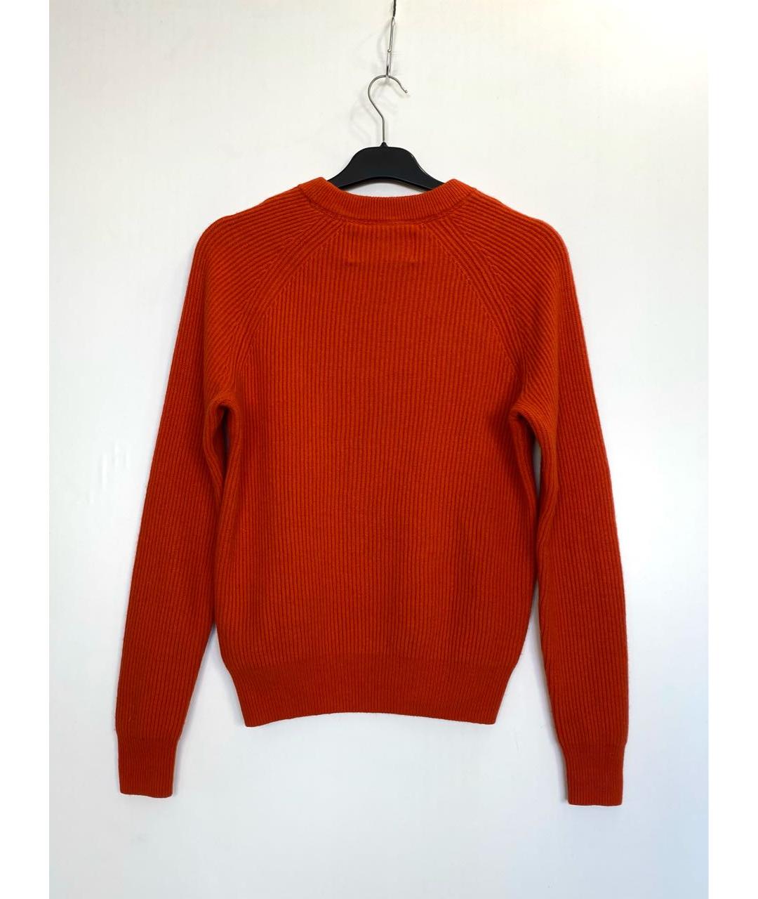 CALVIN KLEIN Оранжевый шерстяной джемпер / свитер, фото 2
