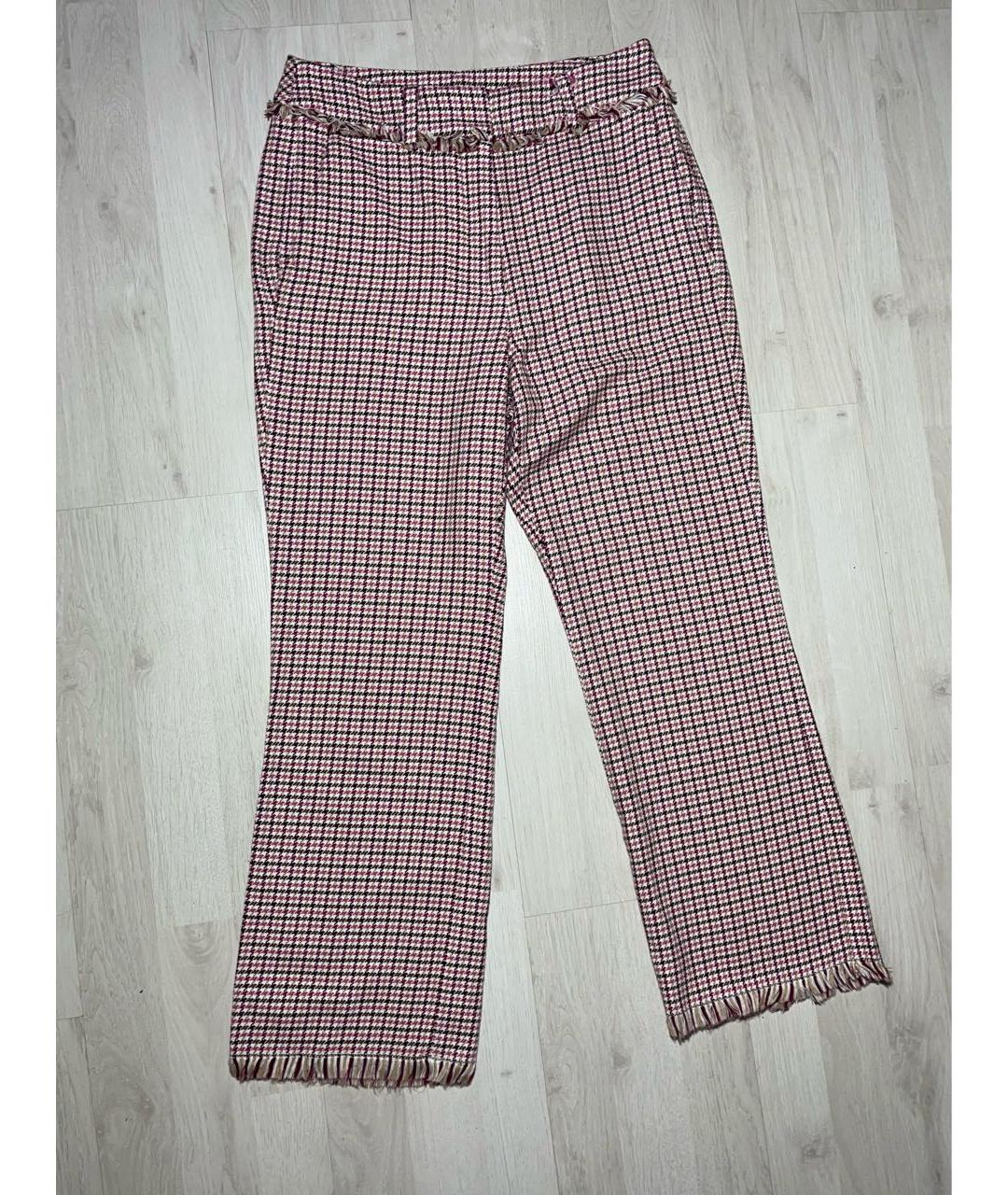 WEEKEND MAX MARA Розовые прямые брюки, фото 7