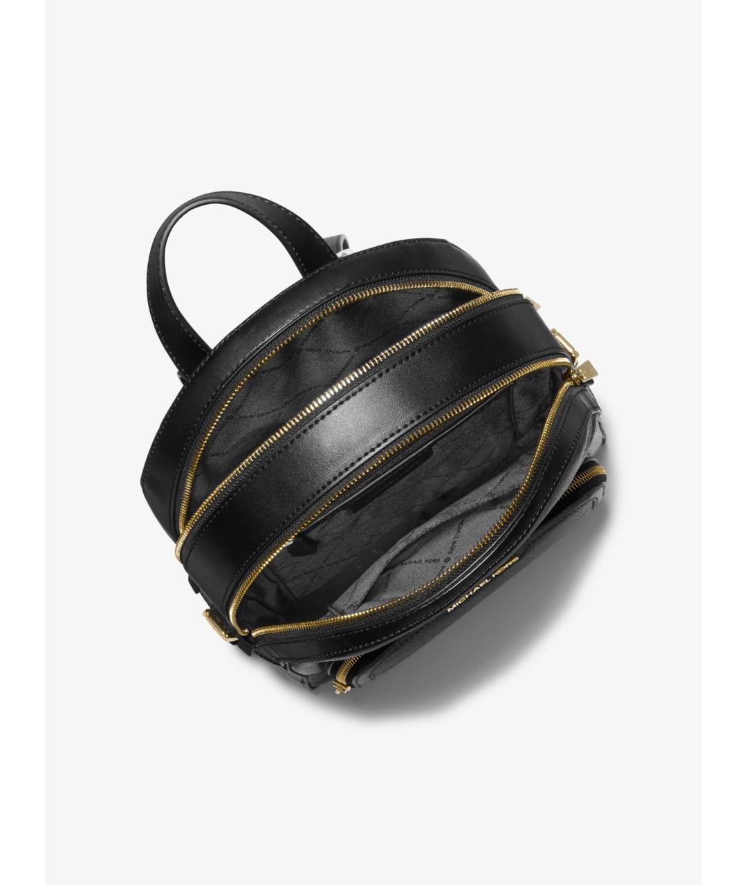 MICHAEL KORS Черный кожаный рюкзак, фото 8