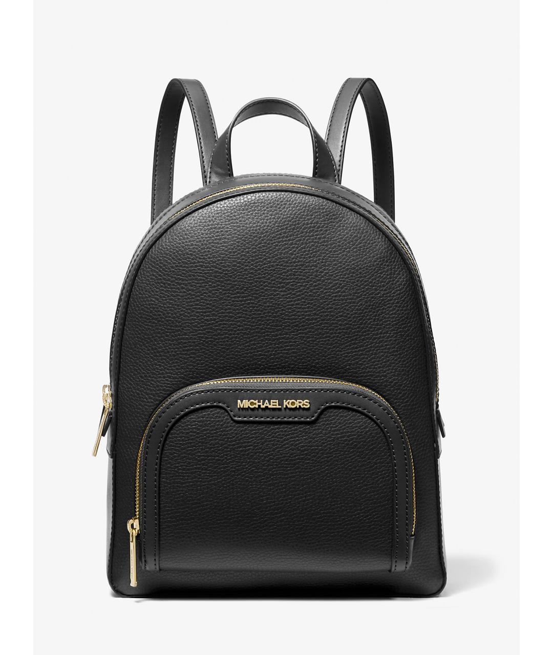 MICHAEL KORS Черный кожаный рюкзак, фото 1