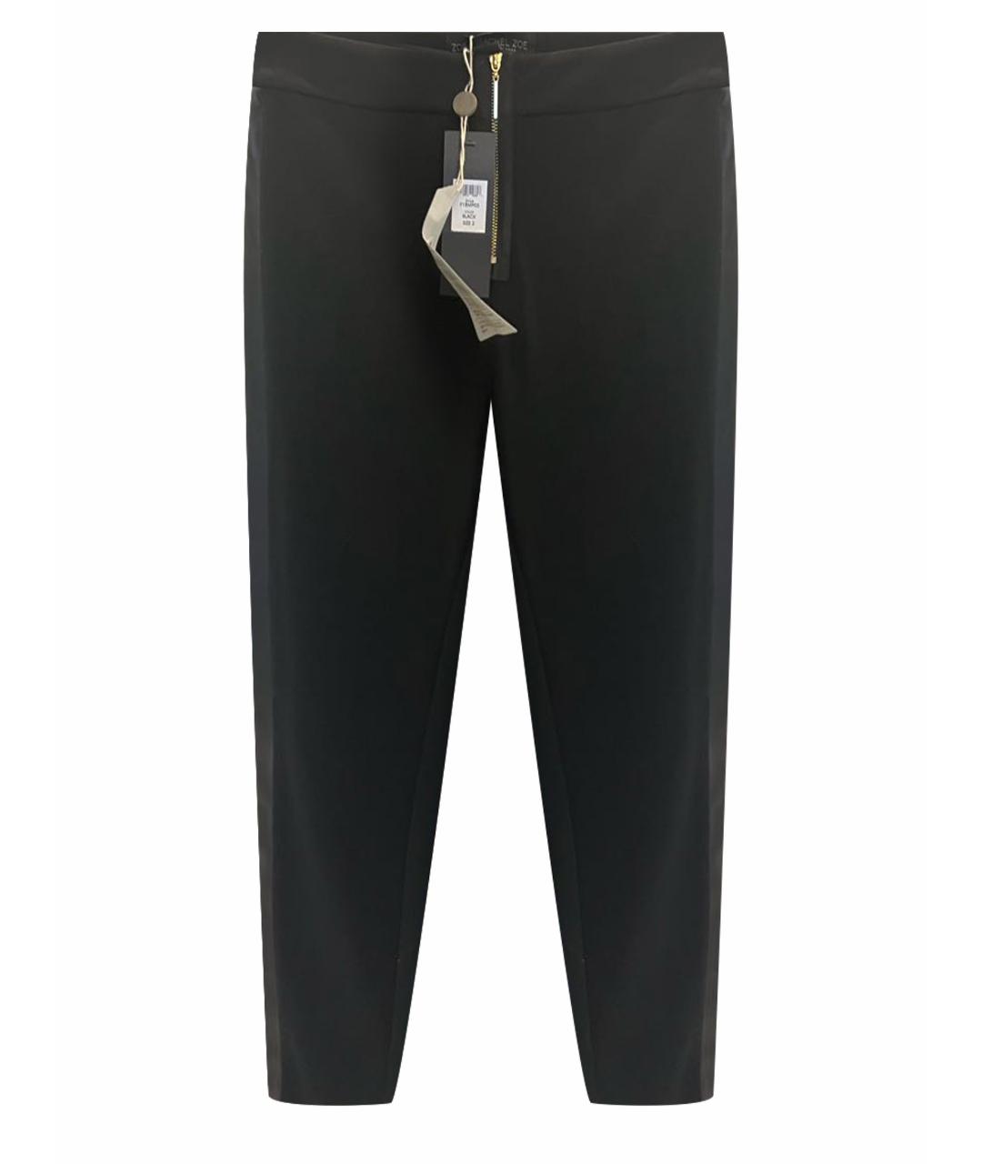 RACHEL ZOE Черные синтетические брюки узкие, фото 1