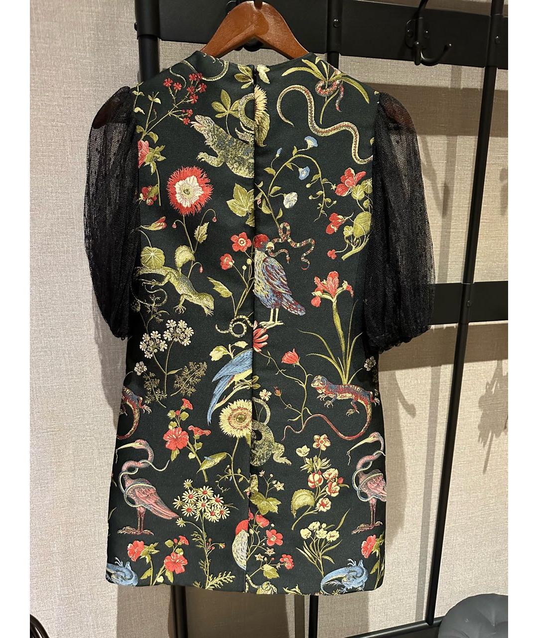RED VALENTINO Черное полиэстеровое коктейльное платье, фото 2