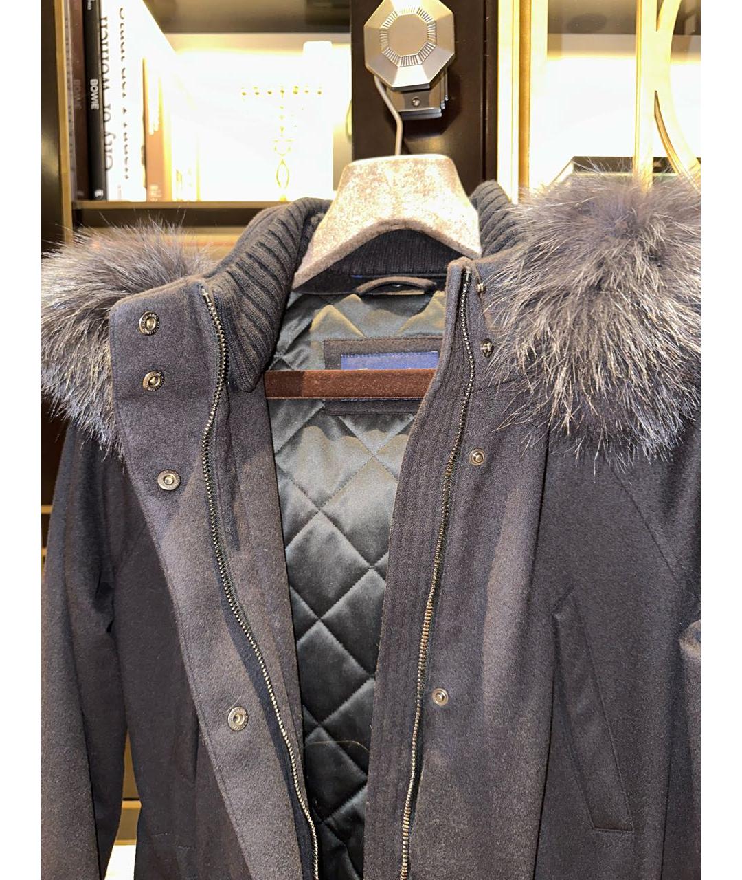 LORO PIANA Темно-синяя кашемировая куртка, фото 4