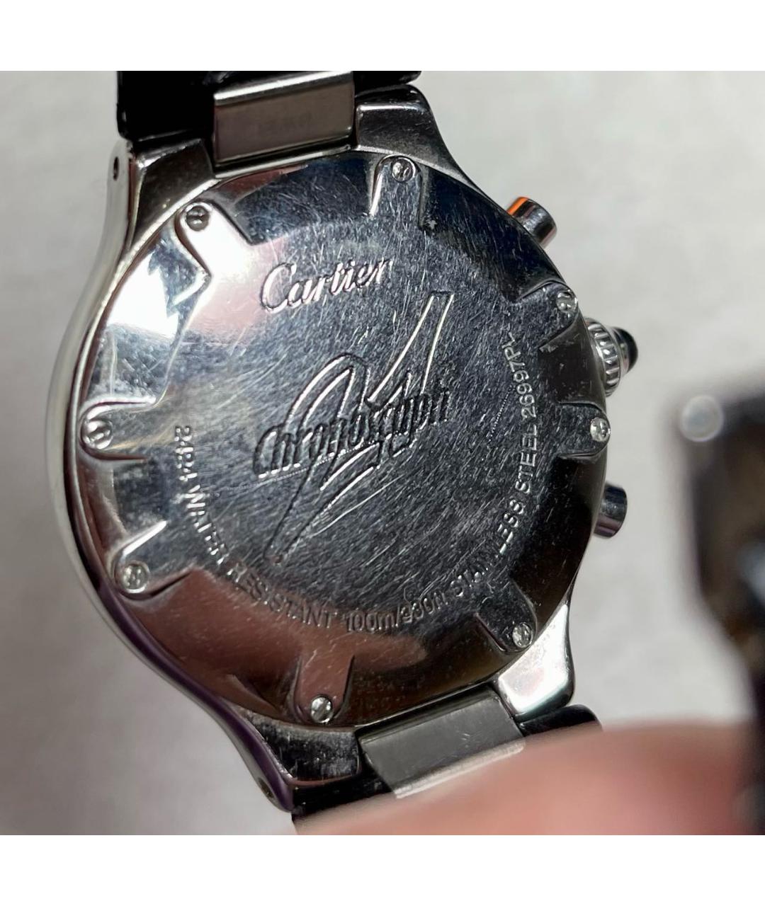 CARTIER Серебряные металлические часы, фото 2