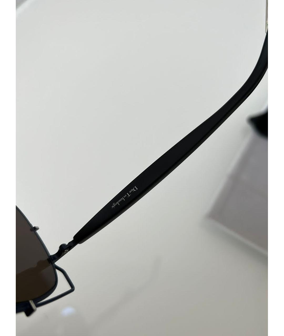 CHRISTIAN DIOR PRE-OWNED Голубые металлические солнцезащитные очки, фото 3